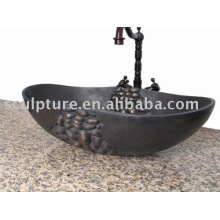 antique copper/metal sink wash basin for hotel/home